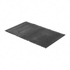 PRO-SAFE - 5 Ft. Long x 3 Ft. Wide, Poly Blended Carpet Surface, Cut Pile Entrance Matting - 3/8 Inch Thick, Indoor, Medium Traffic, Vinyl, Charcoal - Apex Tool & Supply