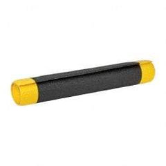 PRO-SAFE - 6' Long x 3' Wide, Dry Environment, Anti-Fatigue Matting - Black with Yellow Borders, Urethane with Vinyl Sponge Base, Beveled on 4 Sides - Apex Tool & Supply