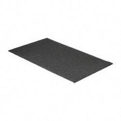PRO-SAFE - 5' Long x 3' Wide, Dry Environment, Anti-Fatigue Matting - Black, Vinyl with Vinyl Sponge Base, Beveled on 4 Sides - Apex Tool & Supply