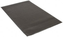 PRO-SAFE - 5' Long x 3' Wide, Dry Environment, Anti-Fatigue Matting - Black, Vinyl with Vinyl Sponge Base, Beveled on 4 Sides - Apex Tool & Supply