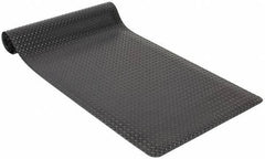 PRO-SAFE - 10' Long x 3' Wide, Dry Environment, Anti-Fatigue Matting - Black, Vinyl with Vinyl Sponge Base, Beveled on 4 Sides - Apex Tool & Supply