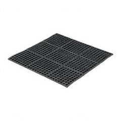 PRO-SAFE - 3' Long x 3' Wide x 5/8" Thick, Anti-Fatigue Modular Matting Tiles - Black, For Dry & Wet Areas, Series Pro-Safe - Apex Tool & Supply