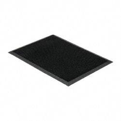 PRO-SAFE - 32 Inch Long x 2 Ft. Wide, SBR Rubber Surface, Bristle Surface Entrance Matting - 5/8 Inch Thick, Indoor and Outdoor, SBR Rubber, Black - Apex Tool & Supply