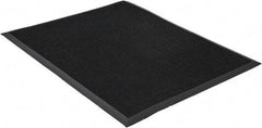 PRO-SAFE - 39 Inch Long x 32 Inch Wide, SBR Rubber Surface, Bristle Surface Entrance Matting - 5/8 Inch Thick, Indoor and Outdoor, SBR Rubber, Black - Apex Tool & Supply