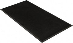 PRO-SAFE - 6 Ft. Long x 3 Ft. Wide, SBR Rubber Surface, Bristle Surface Entrance Matting - 5/8 Inch Thick, Indoor and Outdoor, SBR Rubber, Black - Apex Tool & Supply