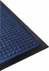 PRO-SAFE - 6 Ft. Long x 4 Ft. Wide, Poly Blended Carpet Surface, Raised Waffle Pattern Entrance Matting - 1/4 Inch Thick, Indoor, Heavy Traffic, Nitrile Rubber, Walnut - Apex Tool & Supply