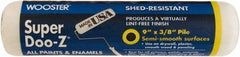 Wooster Brush - 3/8" Nap, 9" Wide Paint Roller Cover - Medium-Rough Texture, Woven - Apex Tool & Supply