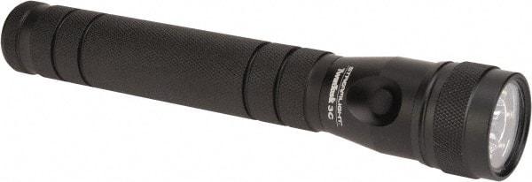 Streamlight - White LED Bulb, 180 Lumens, Industrial/Tactical Flashlight - Black Aluminum Body, 3 C Batteries Not Included - Apex Tool & Supply