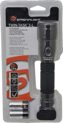 Streamlight - White LED Bulb, 120 Lumens, Industrial/Tactical Flashlight - Black Aluminum Body, 2 Lithium Batteries Included - Apex Tool & Supply