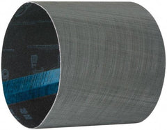 Metabo - 400 Grit Zirconia Alumina Coated Spiral Band - 4" Diam x 4" Wide, Very Fine Grade - Apex Tool & Supply