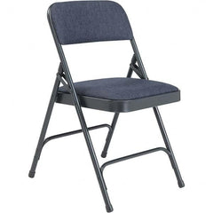 National Public Seating - Folding Chairs Pad Type: Folding Chair w/Fabric Padded Seat Material: Fabric; Steel - Apex Tool & Supply
