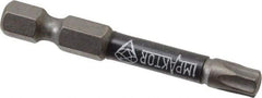 Wera - T30 Torx Bit - 1/4" Hex Drive, 2" OAL - Apex Tool & Supply