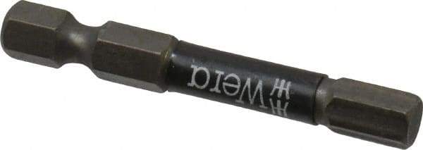 Wera - 6mm Hex Screwdriver Bit - 1/4" Drive, 2" OAL - Apex Tool & Supply