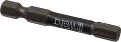 Wera - 6mm Hex Screwdriver Bit - 1/4" Drive, 2" OAL - Apex Tool & Supply