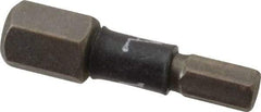 Wera - 4mm Hex Screwdriver Bit - 1/4" Drive, 1" OAL - Apex Tool & Supply