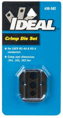 Ideal - RG-59, RG-6 Crimping Die Set - Use with Crimpmaster Ratcheting Crimp Tool - Apex Tool & Supply