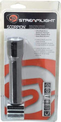 Streamlight - Xenon Bulb, 78 Lumens, Industrial/Tactical Flashlight - Black Aluminum Body, 2 Lithium Batteries Included - Apex Tool & Supply