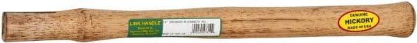 Made in USA - 18" Long Replacement Handle for Blacksmith Hammers - 1-1/4" Eye Length x 1" Eye Width, Hickory, Material Grade Type B - Apex Tool & Supply