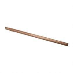 Made in USA - 36" Long Replacement Handle for Sledge Hammers - 1-1/2" Eye Length x 1-1/4" Eye Width, Hickory, Material Grade Type B - Apex Tool & Supply