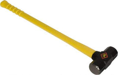 NUPLA - 10 Lb Head, Sledge Hammer - Steel Head, 2-1/2" Face Diam, Fiberglass Handle - Apex Tool & Supply