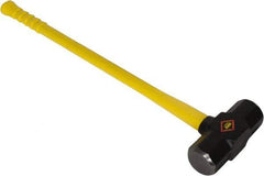NUPLA - 20 Lb Head, Sledge Hammer - Steel Head, 3" Face Diam, Fiberglass Handle - Apex Tool & Supply
