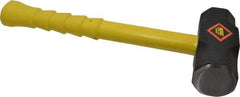 NUPLA - 8 Lb Head, 16" Long Sledge Hammer - Steel Head, 2-1/4" Face Diam, Fiberglass Handle - Apex Tool & Supply