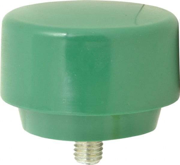 NUPLA - 3" Face Diam, Grade Tough, Green Hammer Tip/Face - Plastic - Apex Tool & Supply