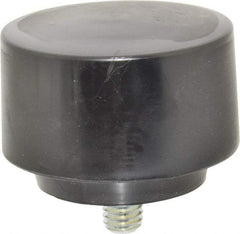 NUPLA - 2-1/2" Face Diam, Grade Hard, Black Hammer Tip/Face - Plastic - Apex Tool & Supply