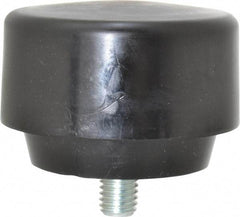NUPLA - 3" Face Diam, Grade Hard, Black Hammer Tip/Face - Plastic - Apex Tool & Supply