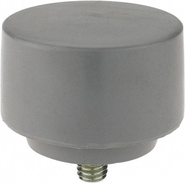 NUPLA - 2-1/2" Face Diam, Grade Extra Soft, Gray Soft Face Hammer Tip - Plastic - Apex Tool & Supply