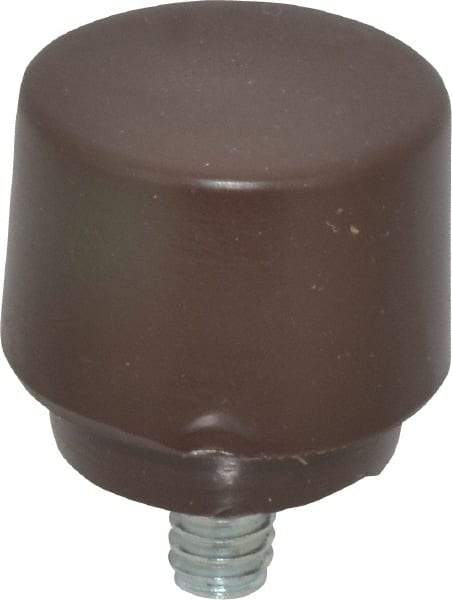 NUPLA - 1" Face Diam, Grade Soft, Brown Soft Face Hammer Tip - Plastic - Apex Tool & Supply