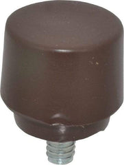 NUPLA - 1" Face Diam, Grade Soft, Brown Soft Face Hammer Tip - Plastic - Apex Tool & Supply