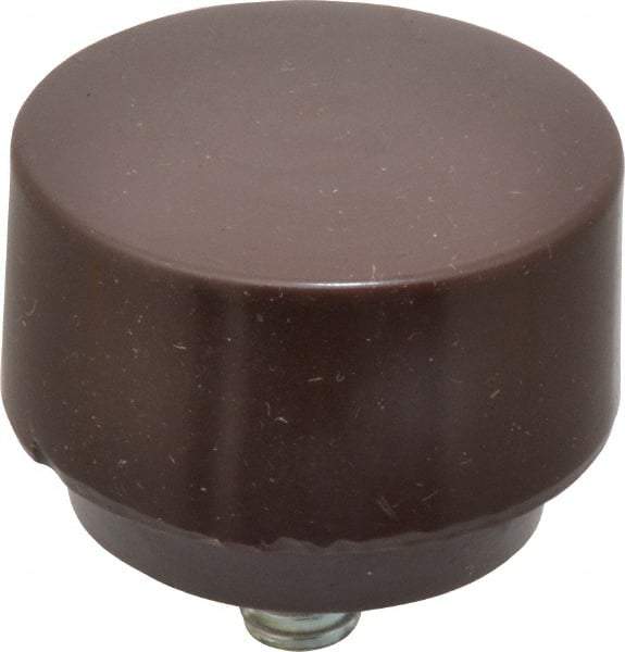NUPLA - 1-1/2" Face Diam, Grade Soft, Brown Soft Face Hammer Tip - Plastic - Apex Tool & Supply