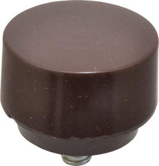 NUPLA - 1-1/2" Face Diam, Grade Soft, Brown Soft Face Hammer Tip - Plastic - Apex Tool & Supply