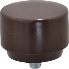 NUPLA - 2" Face Diam, Grade Soft, Brown Soft Face Hammer Tip - Plastic - Apex Tool & Supply