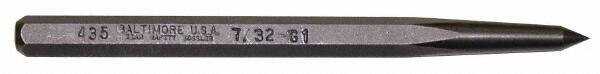 Mayhew - 7/32" Prick Punch - 5" OAL, Steel - Apex Tool & Supply