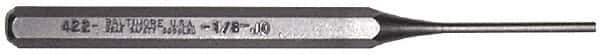 Mayhew - 1/8" Pin Punch - 6" OAL, Steel - Apex Tool & Supply