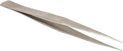 Aven - 5" OAL AA-SA Precision Tweezers - General Assembly, Precise Tip - Apex Tool & Supply