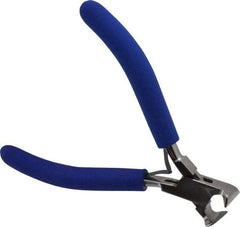 Aven - 4-1/2" OAL, 20 AWG Capacity, Box Joint Cutter - 23/32" Jaw Length x 29/64" Jaw Width, 8° Oblique Head, ESD Cushion Handle - Apex Tool & Supply