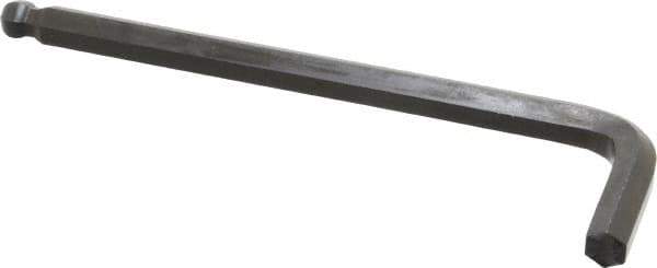 Eklind - 10mm Hex, Long Arm, Ball End Hex Key - 6-37/64" OAL, Steel, Metric System of Measurement - Apex Tool & Supply