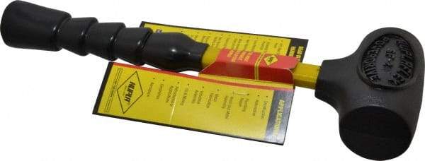 NUPLA - 2 Lb Head 2" Face Nonmarring Hammer - 12" OAL, Fiberglass Handle - Apex Tool & Supply