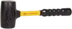 NUPLA - 3 Lb Head 2-3/8" Face Nonmarring Hammer - 12" OAL, Fiberglass Handle - Apex Tool & Supply