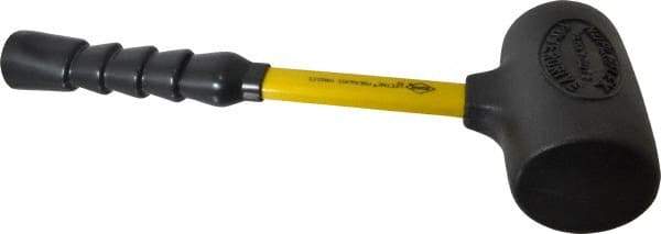 NUPLA - 4 Lb Head 2-3/4" Face Nonmarring Hammer - 13" OAL, Fiberglass Handle - Apex Tool & Supply