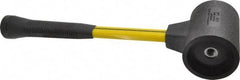NUPLA - 6-1/2 Lb Head 3" Face Composite Nonmarring Hammer without Faces - Fiberglass Handle - Apex Tool & Supply