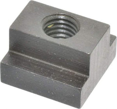 Gibraltar - 1/2-13 Blind Tapped T Slot Nut - 5/8" Slot Width, 1-1/8 x 3/8" Base Width x Height, 1-1/8 x 3/4" OAL x Height - Apex Tool & Supply