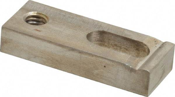 Gibraltar - 11/32" Stud, Stainless Steel, Strap Clamp - 1/2" Travel, 2" OAL x 3/4" Wide x 3/8" High, Radius Nose - Apex Tool & Supply