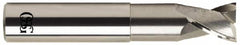 OSG - 1" Diam 2 Flute Solid Carbide 0.06" Corner Radius End Mill - Apex Tool & Supply