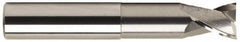 OSG - 1" Diam 2 Flute Solid Carbide 0.06" Corner Radius End Mill - Apex Tool & Supply