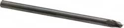OSG - 1/4", 1/4" LOC, 1/4" Shank Diam, 4" OAL, 2 Flute, Solid Carbide Square End Mill - Apex Tool & Supply