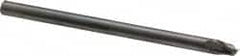 OSG - 1/4", 1/4" LOC, 1/4" Shank Diam, 4" OAL, 2 Flute, Solid Carbide Square End Mill - Apex Tool & Supply